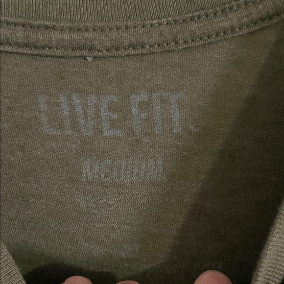 Olive Green LVFT Graphic T-Shirt - Picture 3 of 5